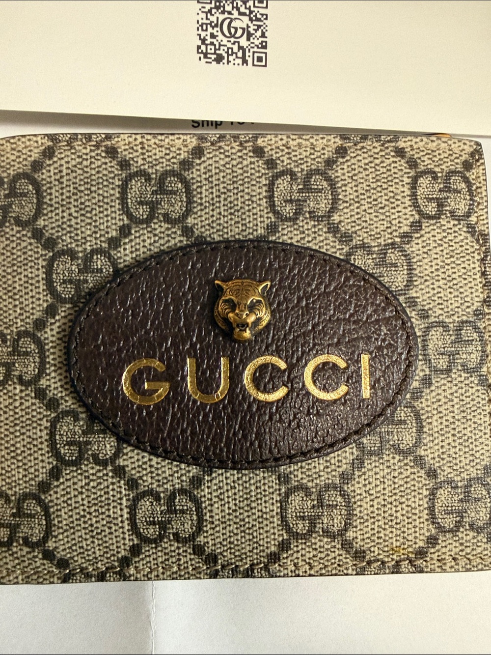 Gucci Black Logo on White Branded Letterhead